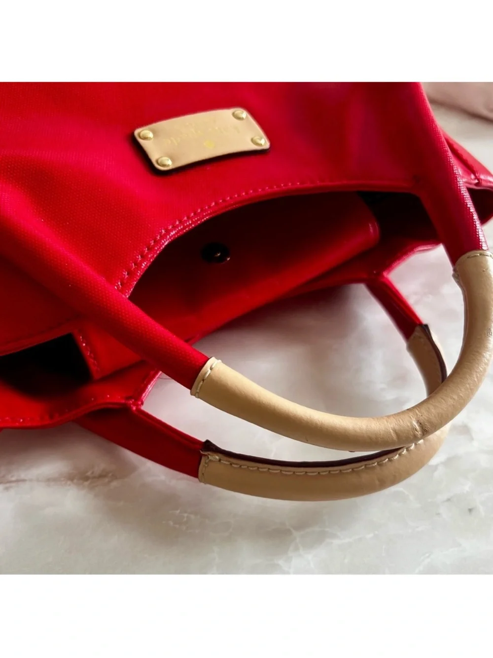 Kate Spade red hobo bag